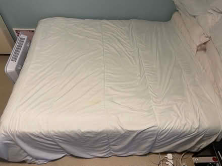 Photo of free Double duvet, bed sheet and pillow (Whinfield DL1) #1