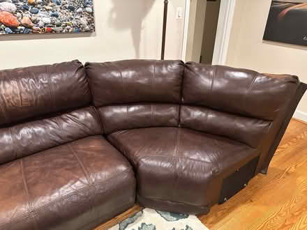 Photo of free Leather sectional pieces (South Arlington) #3