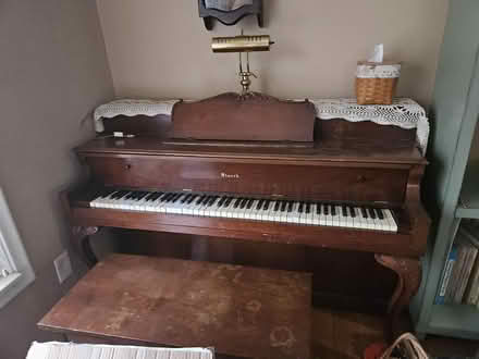 Photo of free Console Piano (Merriman and Joy neighborhood) #2