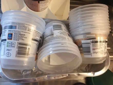 Photo of free Plastic tubs for cacti, seedlings, paint, etc. (E8) #1