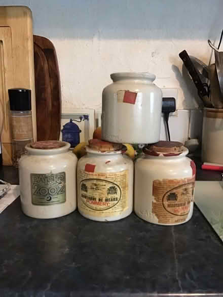 Photo of free Old Mustard Jars (Eastleigh SO50) #1