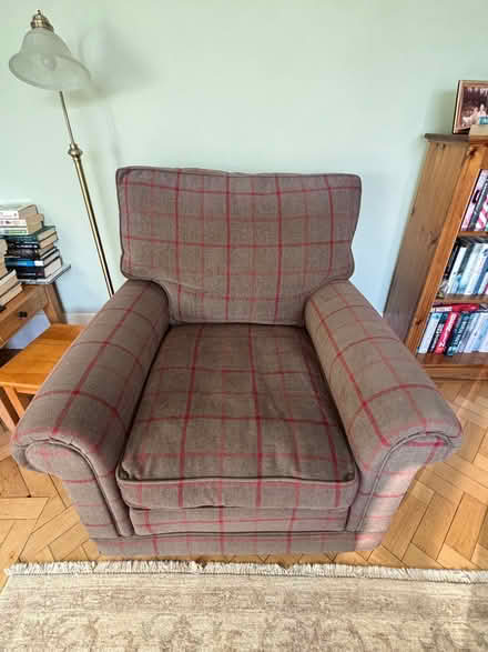 Photo of free Three piece suite (4with pouf) (Tywyn LL31) #2