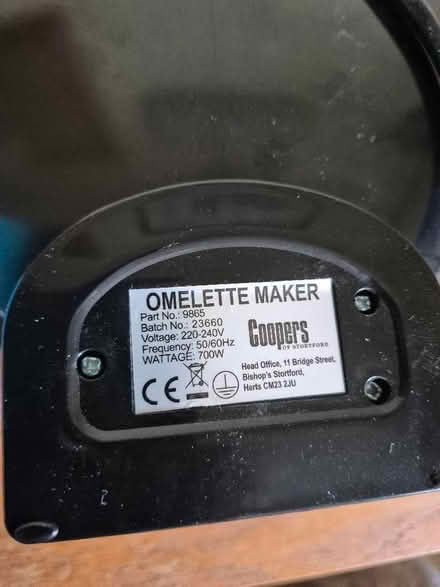 Photo of free OMELETTE maker (Portishead BS20) #3