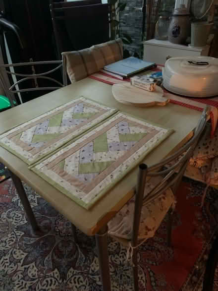 Photo of free Dining table and four chairs (Vines Cross TN21) #1