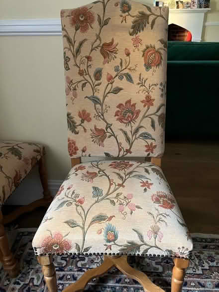 Photo of free 10 upholstered dining chairs (Garsington OX44) #2