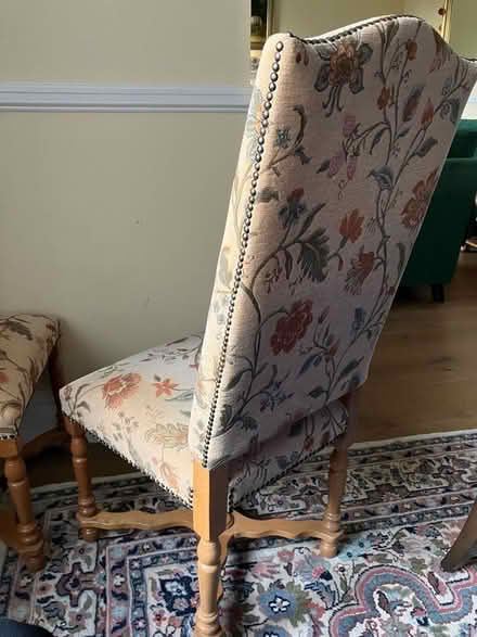 Photo of free 10 upholstered dining chairs (Garsington OX44) #1