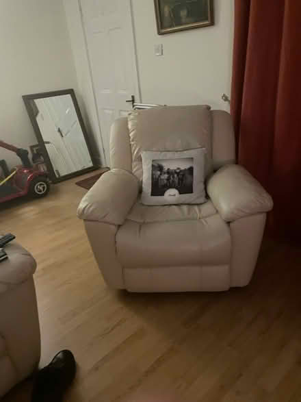 Photo of free Two seater suite with 2 recliners (Dublin side of Drogheda) #3