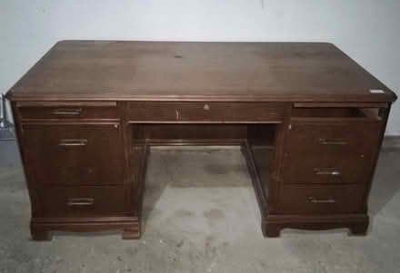 Photo of free Large Wood Executive Desk (Near Mooseheart 60510) #1