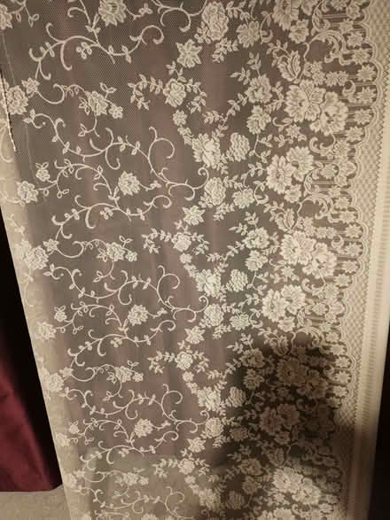 Photo of free 2 white net blinds (Sheringham NR26) #1