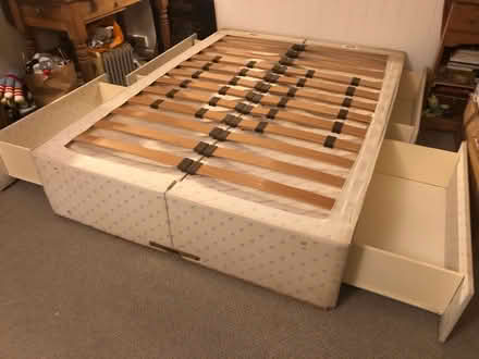 Photo of free Dunlopillo Slatted Double Divan Bed Base. (Hastings TN35) #2