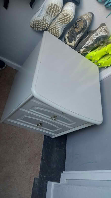 Photo of free Nice solid White chest of drawers (Knucklas) #3