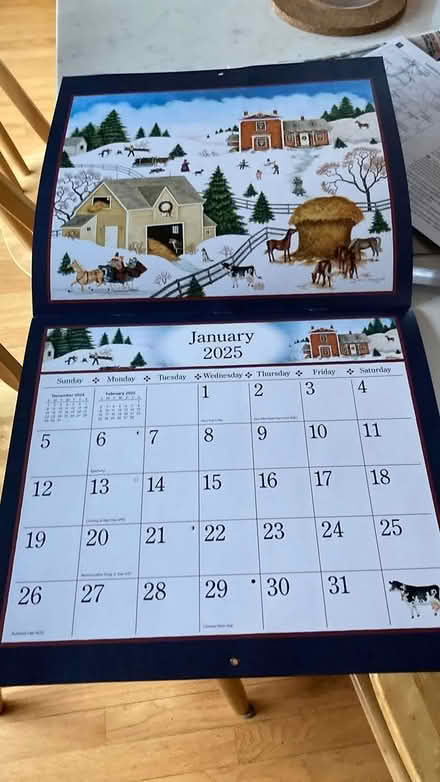 Photo of free 2025 wall calendar (Lake Cook and Rte 41) #1