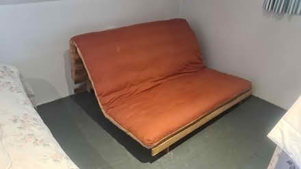 Photo of free Futon bed. Fold out (Kilmore Quay Wexford.) #2