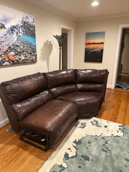 Photo of free Leather sectional pieces (South Arlington) #2