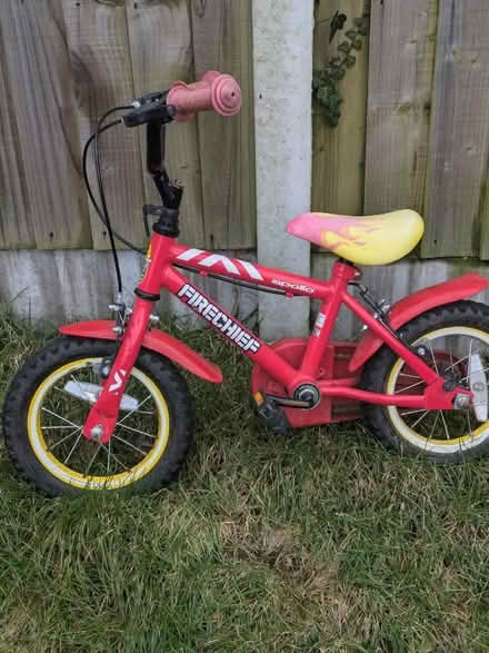 Photo of free Little Boy's First Bike, 12" Wheels, Fireman Themed (Kilnhouse Estate FY8) #2