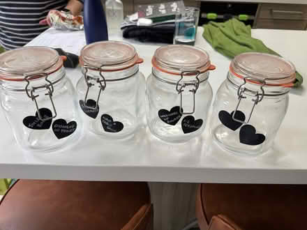 Photo of free 6 x 1 litre Kilner Jars (Peasedown St John) #1