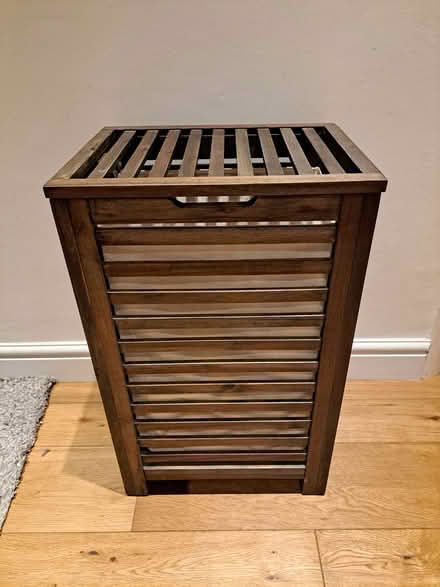 Photo of free Wooden laundry basket (Coulsdon CR5) #1