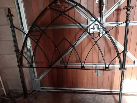 Photo of free Wrought Iron Metal Double Bed Frame (Penrith CA11) #1