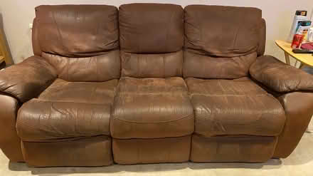 Photo of free 3 and 2 seater matching sofa (Falmer, brighton) #1