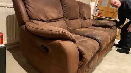 Photo of free 3 and 2 seater matching sofa (Falmer, brighton) #3