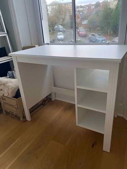 Photo of free White ikea desk. pick up only (Crystal Palace SE19) #1