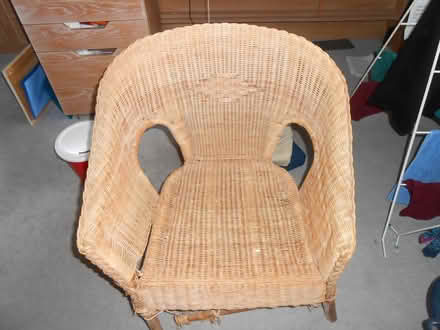 Photo of free Wicker chair (Penzance TR18) #1