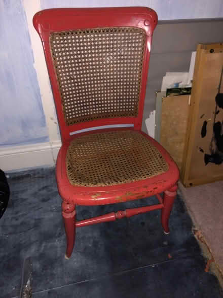 Photo of free red cane chair (botley road OX2) #2