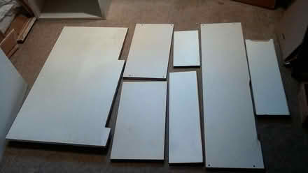 Photo of free Random pieces of MDF, white (Chalvington BN27) #1