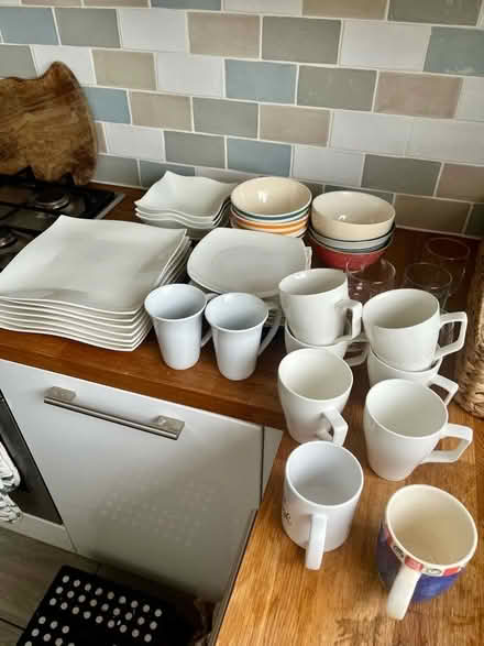 Photo of free Assorted crockery -Plates, bowls, mugs and glasses! (Langney BN23) #1