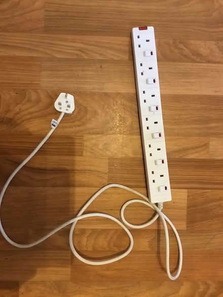 Photo of free 6 socket extension lead (East Exeter.) #1