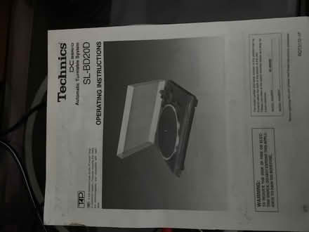 Photo of free Technics Turntable (berkeley) #1