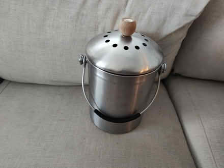 Photo of free Stainless steel compost pail (Midtown/Boulevard Park) #1