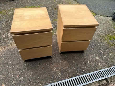 Photo of free Pair of two drawer side cabinets (Bexleyheath) #1