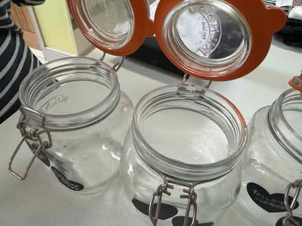 Photo of free 6 x 1 litre Kilner Jars (Peasedown St John) #4