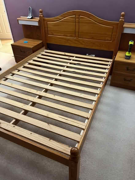 Photo of free Double bed frame (Sunnyside RH19) #2