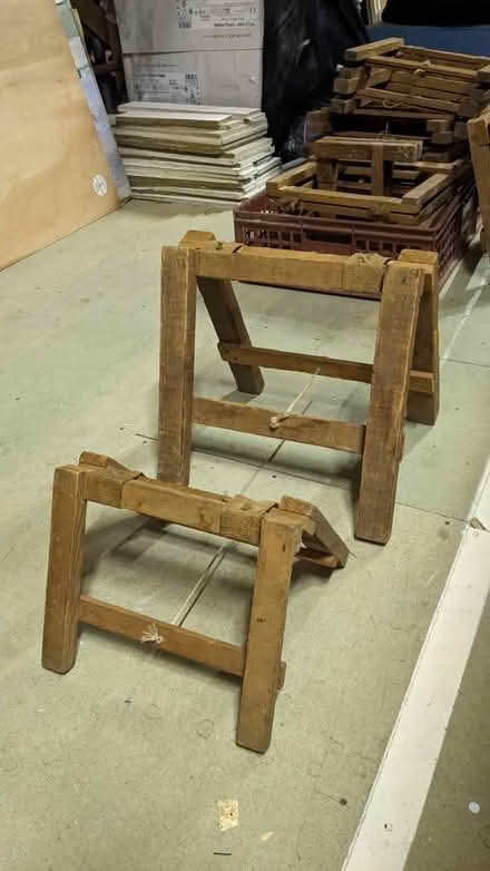 Photo of free Homemade wooden trestles (South croydon) #1