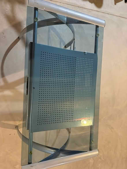 Photo of free Glass Top Desk (Westerville near Heritage Park) #2