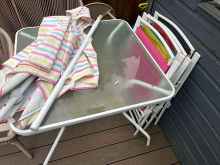 Photo of free Table Chairs Umbrella (Catford/Hither Green SE6) #1