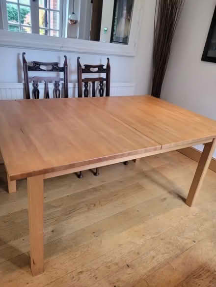 Photo of free Solid beech dining table (RH12) #1