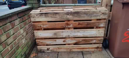 Photo of free 3 Very good quality pallets (Argall Avenue Industrial Estate E17) #1