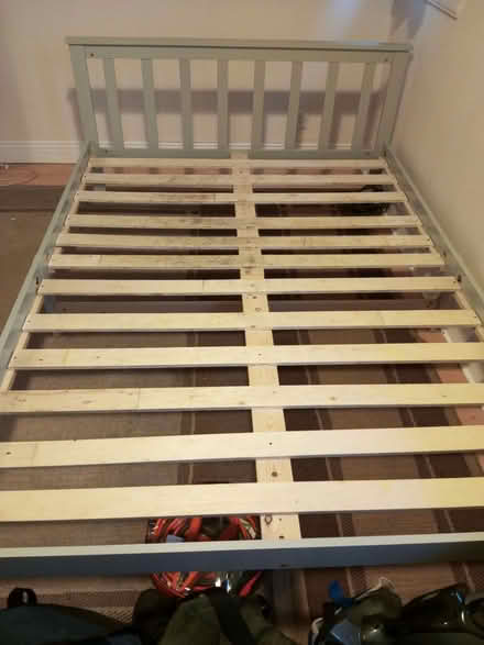 Photo of free Double size bed frame (EH48 Bathgate) #1