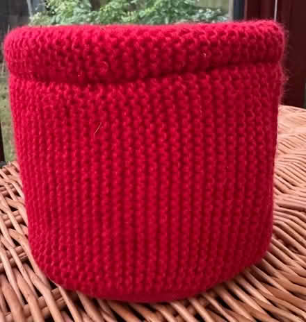 Photo of free Woolly red coat for small plant pot (Gleneagles area, Wboro NN8) #1