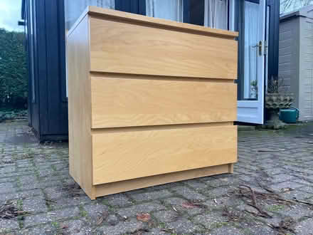 Photo of free Chest of beach effect IKEA drawers (Wimborne town centre) #1