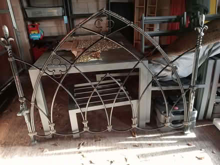 Photo of free Wrought Iron Metal Double Bed Frame (Penrith CA11) #2