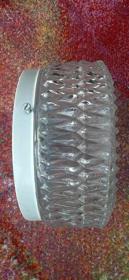 Photo of free Glass shade ceiling Light fitting (IP3) #3