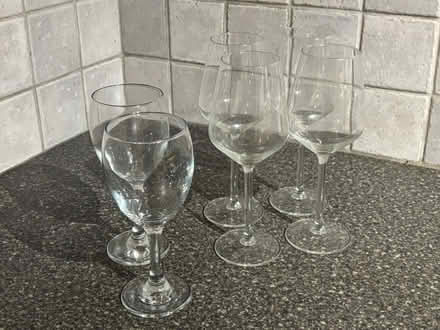 Photo of free 6 wine glasses (Wigston Magna) #1