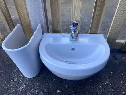 Photo of free Used small hand basin (Bebington CH63) #1