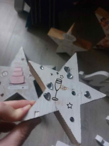 Photo of free Wooden shaped stars/wedding decor (Huyton L36) #3