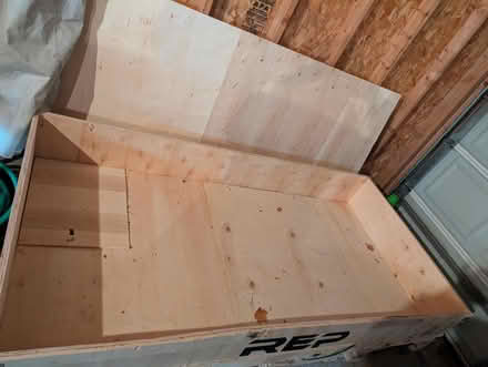 Photo of free Wood shipping box & pallets (Downtown Oak Park) #2