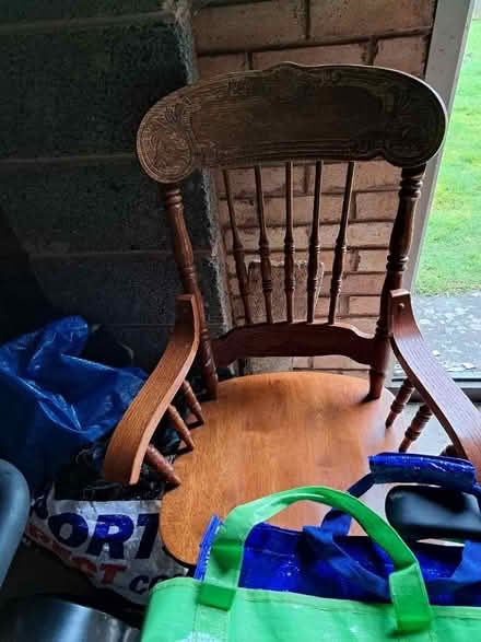 Photo of free Solid Pine Oval Table & 4 Chairs (Wirksworth DE4) #2